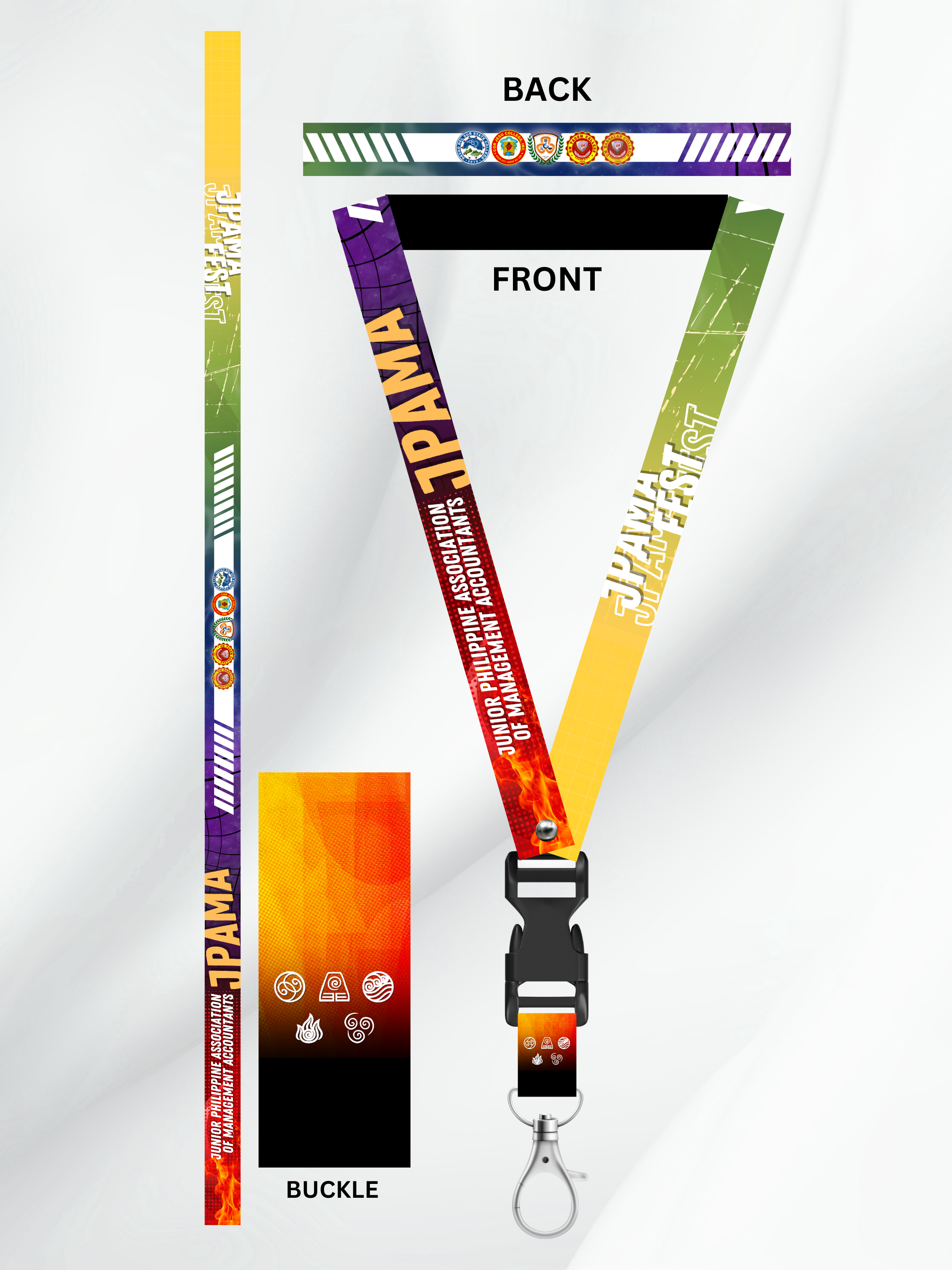 JPAMA lanyard design